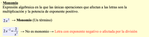 Monomio