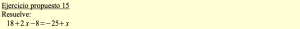 Ejercicio propuesto 15