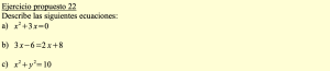 Ejercicio propuesto 22